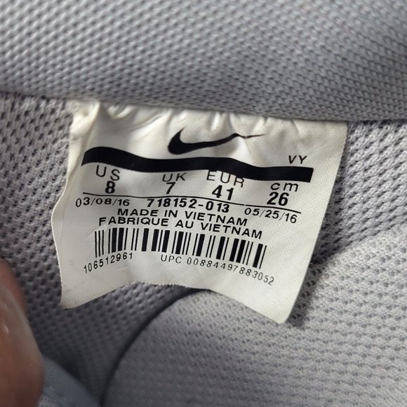 Nike Air Force 1 Low '07 LV8 Metallic Silver Perforated 718152-013 AF1 Olympic - Picture 9 of 11